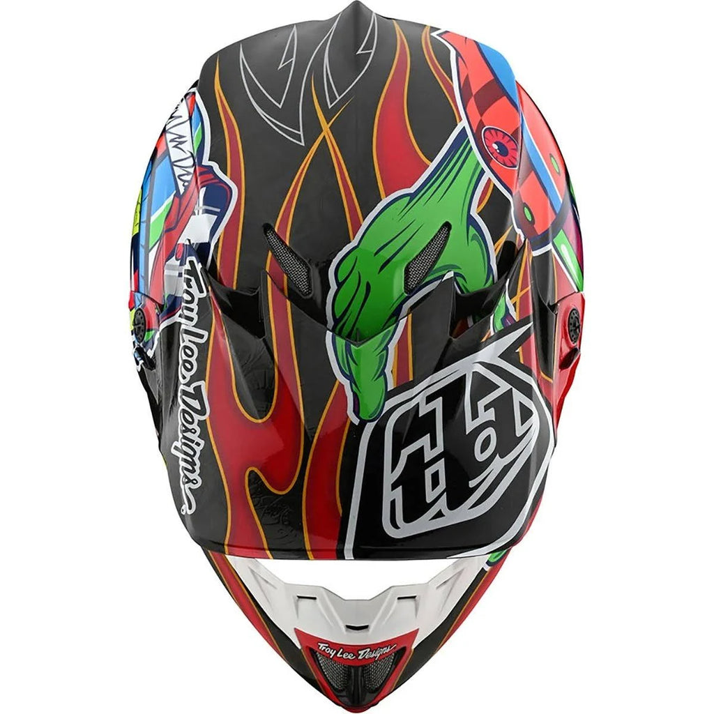 Red/Black Large Carbon Helmet V21157