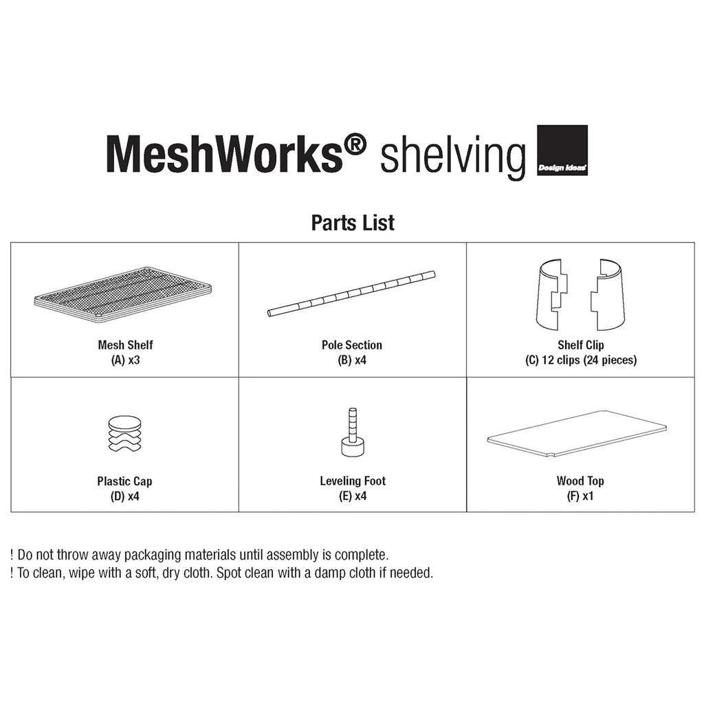 Metal Storage Wood Top Workbench Shelf Unit N878172