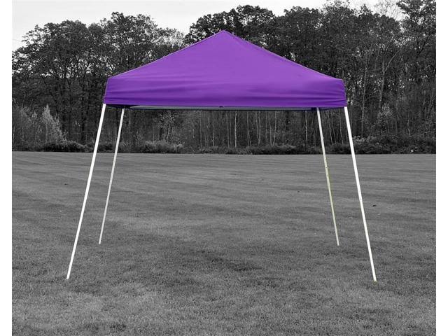 Purple 10 ft. W x 20 ft. D Straight Leg Pop-Up Canopy U3886