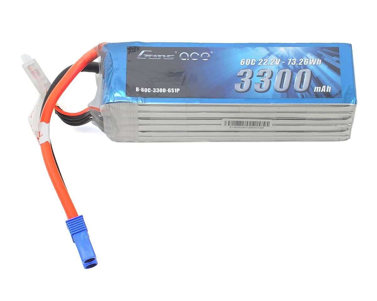 22.2V 60C 6s 3300mAh Lipo Battery Pack with EC5 Plug N143501