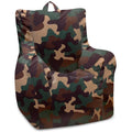Camo Green Nylon Bean Bag Chair U586
