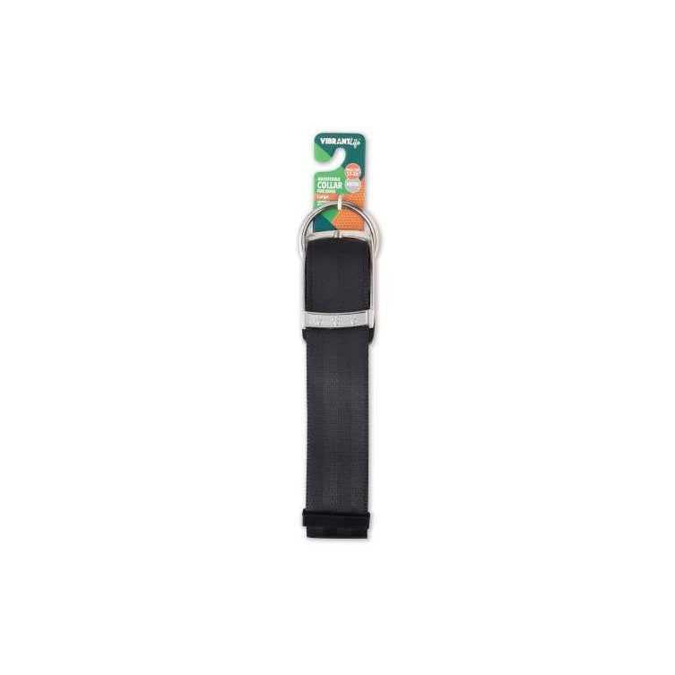 Solid Dog Collar with Metal Buckle C958663