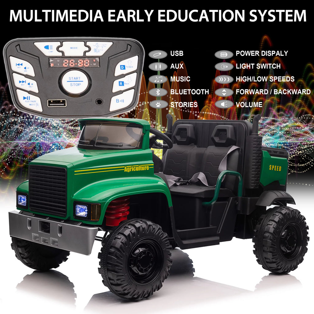 24V 2 Seater Ride on Dump Truck with Remote X15362