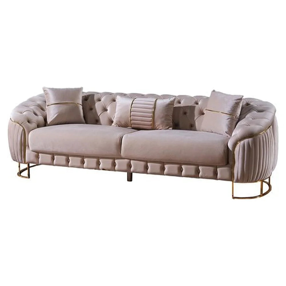 Beige Loveseat J5911