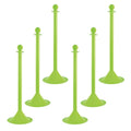 Light Duty Stanchion, 41 in. H, Pk 6 E21984