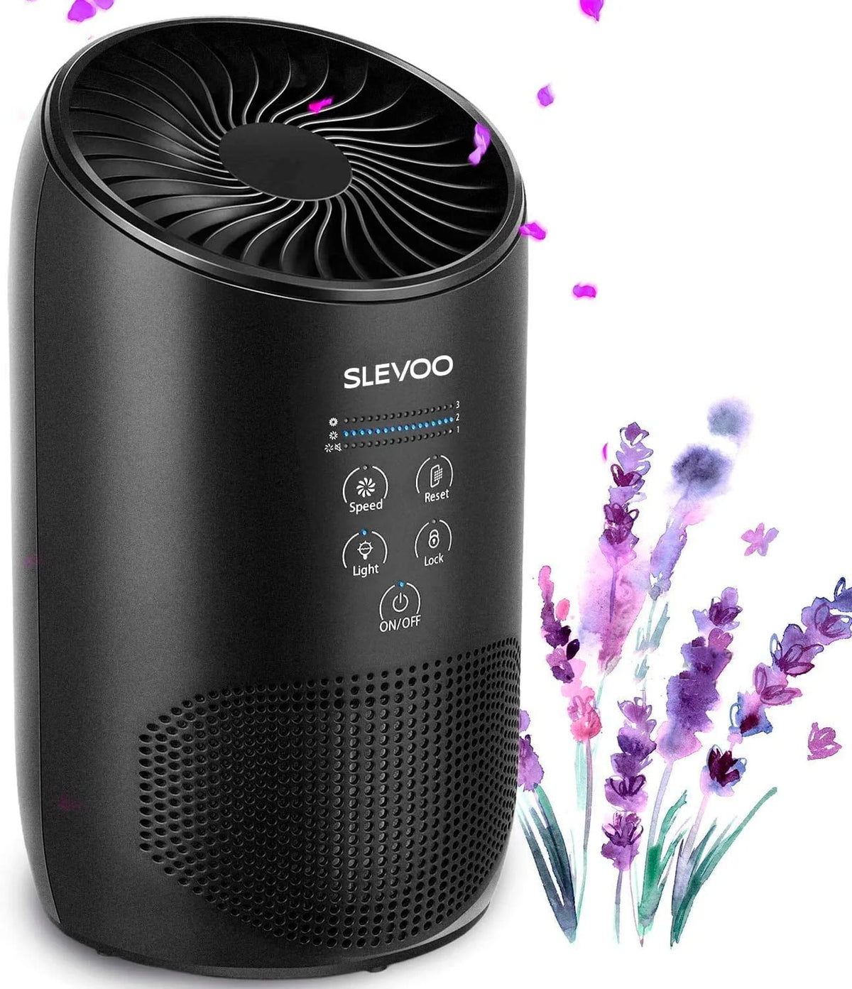 Black H13 True HEPA Air Purifier I80644