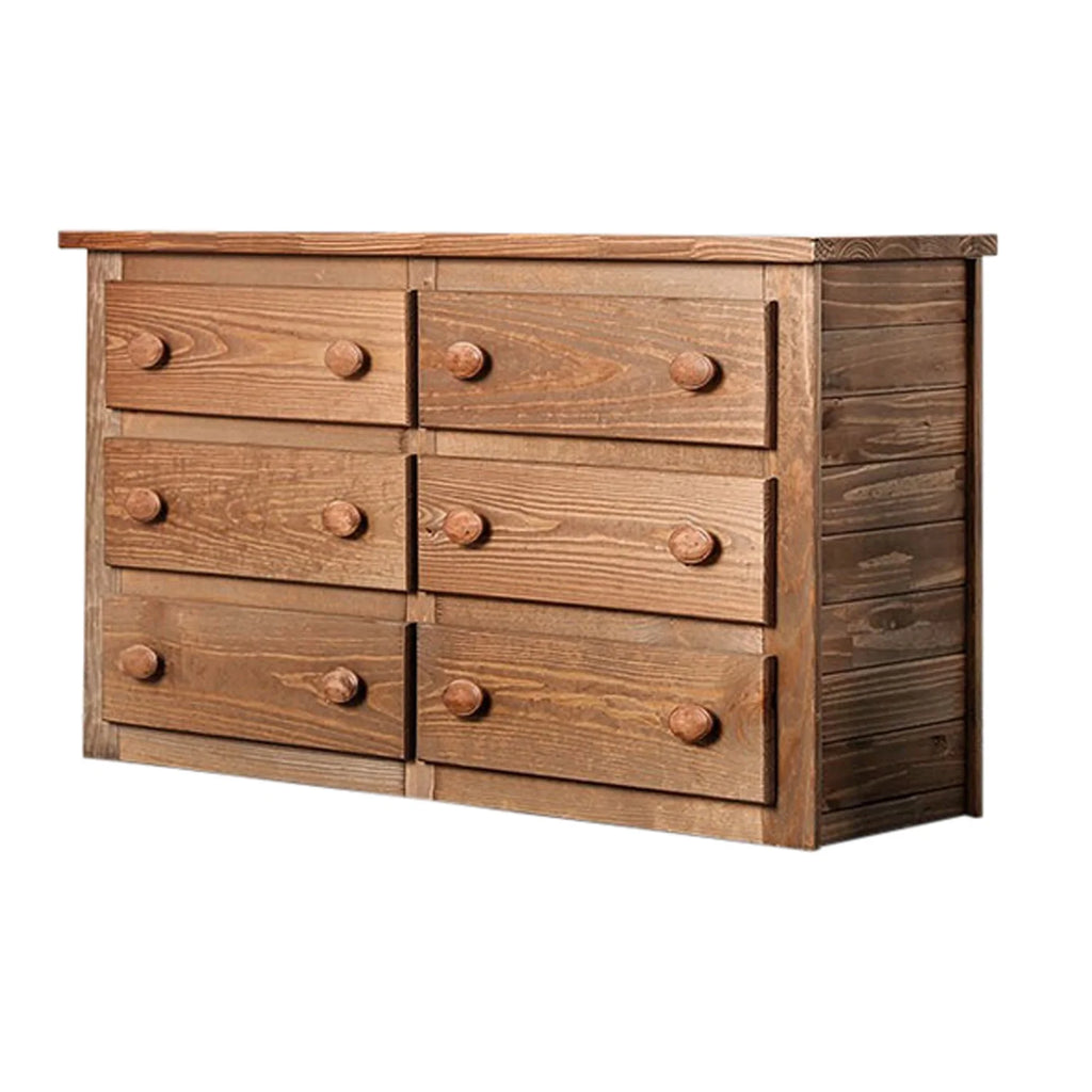 6 Drawer Wood Dresser N718