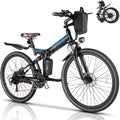 26'' Folding Electric Mountain Bike 500W 21 Speed 48V Removable Battery B333