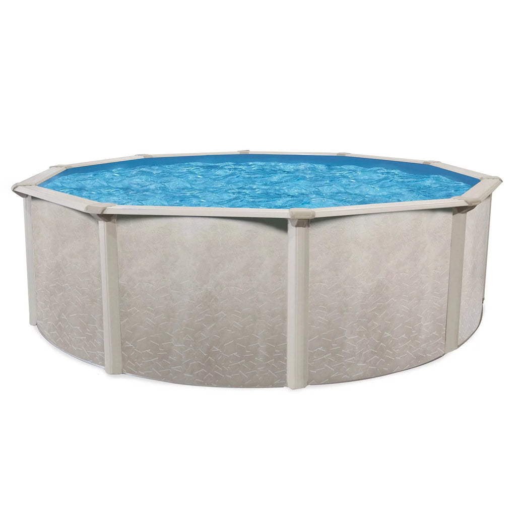 15 Foot x 52 Inch Steel Frame Above Ground Swimming Pool N7478