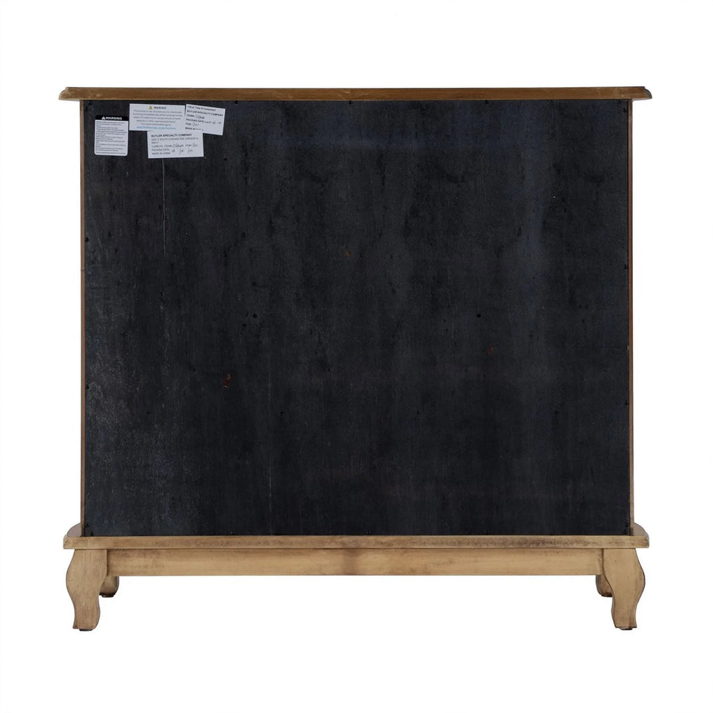 Antique Beige Wood Accent Cabinet J6936