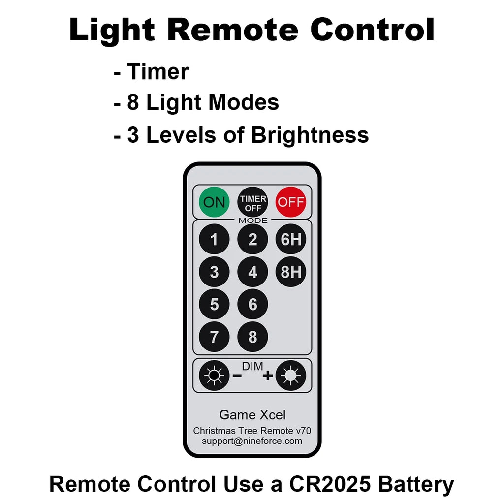Red Gold Pre-lit Pop Up Christmas Tree with Remote N883